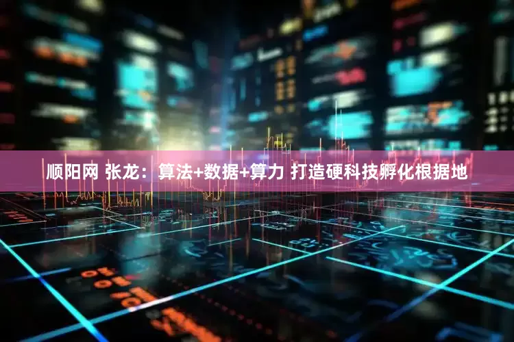 顺阳网 张龙：算法+数据+算力 打造硬科技孵化根据地
