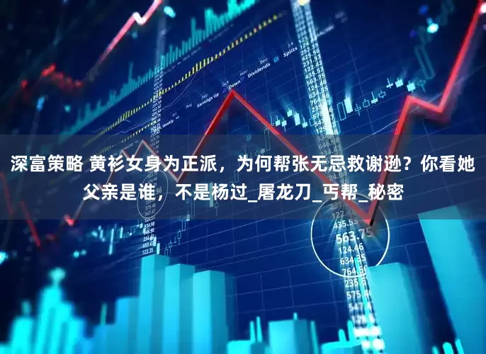 深富策略 黄衫女身为正派，为何帮张无忌救谢逊？你看她父亲是谁，不是杨过_屠龙刀_丐帮_秘密