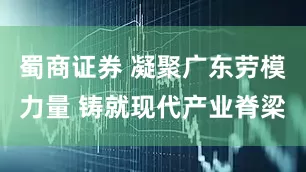 蜀商证券 凝聚广东劳模力量 铸就现代产业脊梁
